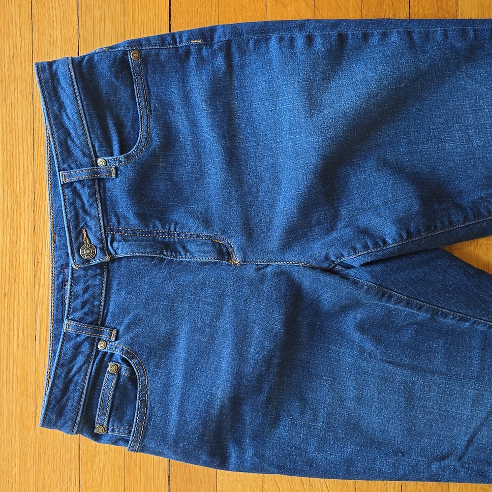 NWOT, Brooks Brothers, Straight Leg Dark Wash Jeans, Women's 10 - Picture 3 of 15